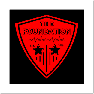 The fondation zac logo pick guitar Posters and Art